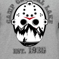 Camp Crystal Lake Jason Voorhees Friday The 13th Movie Lover Raglan T 