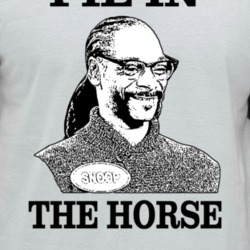 Pie In The Horse Snoop Dogg Funny Family Feud Answer Fan Raglan T Shir
