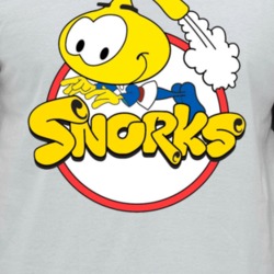 Snorks Vintage Tv Show Raglan T Shirt