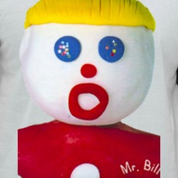 Mr Bill Vintage Cartoon Raglan T Shirt