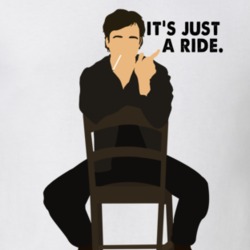 Its Just A Ride Bill Hicks Comedian Quote Fan T Shirt