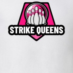 Strike Queens Funny Bowling Team Group Matching T Shirt