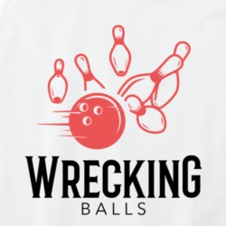 Wrecking Balls Funny Bowling Team Group Matching Tanktop
