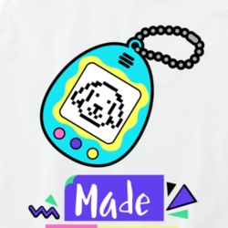 Tamagotchi Digital Pet Made In The 90s Retro Vintage Pop Culture Inspi