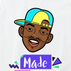 Will Smith Fresh Prince Of Bel Air Made In The 90s Retro Vintage Pop C