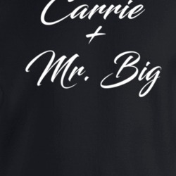 Carrie And Mr Big Sex And The City Couple Popular Tv Show Fan Crewneck