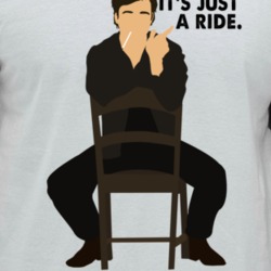 Its Just A Ride Bill Hicks Comedian Quote Fan Raglan T Shirt
