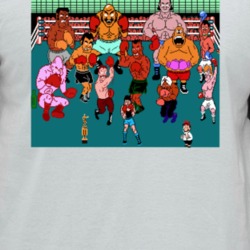 Mike Tyson Punch Out Retro Nintendo Game Boxing Fan Raglan T Shirt