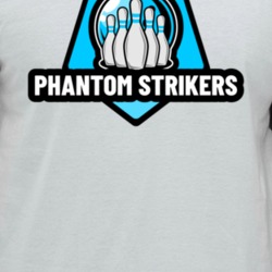 Phantom Strikers Funny Bowling Team Group Matching Raglan T Shirt