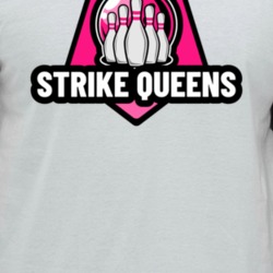Strike Queens Funny Bowling Team Group Matching Raglan T Shirt
