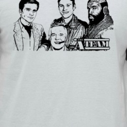 The A-team Popular Retro 1980s Tv Show Fan Raglan T Shirt