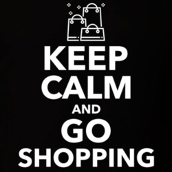 Keep Calm And Go Shopping Retail Therapy T Shirt