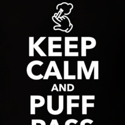 Keep Calm And Puff Pass Marijuana Weed Pot Smmoking T Shirt