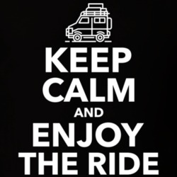 Keep Calm And Enjoy The Ride Roadtrip Driving T Shirt