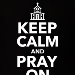 Keep Calm And Pray On Faith Church T Shirt