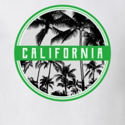 California South Westside Sunny Usa American City Crest Seal T Shirt