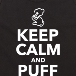 Keep Calm And Puff Pass Marijuana Weed Pot Smmoking Tanktop