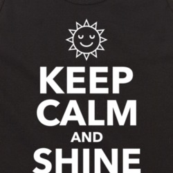 Keep Calm And Shine On Sunshine Summer Beach Tanktop