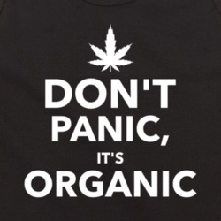 Keep Calm Don't Panic It's Organic Funny Weed Tanktop