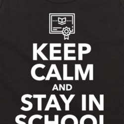 Keep Calm And Stay In School Tanktop