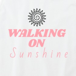 Walking On Sunshine Quote Tanktop
