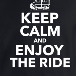 Keep Calm And Enjoy The Ride Roadtrip Driving Crewneck Sweatshirt T Sh