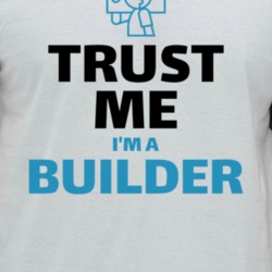 Trust Me I'm A Builder Funny Job Occupation Raglan T Shirt