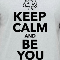 Keep Calm And Be You Unicorn Raglan T Shirt
