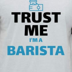 Trust Me I'm A Basrista Funny Job Occupation Raglan T Shirt