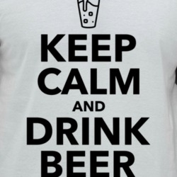 Keep Calm And Drink Beer Raglan T Shirt
