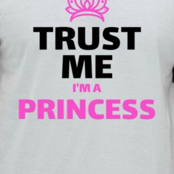 Trust Me I'm A Princess Birthday Girl Funny Job Occupation Raglan T Sh