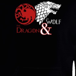 Game Of Thrones The Dragon And The Wolf Hoodie
