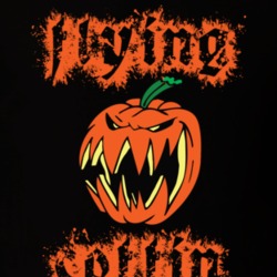 Flying Coffin Pumpkin Gothic T Shirt