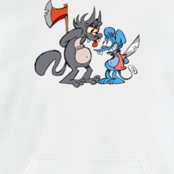 Itchy And Scratchy The Simpsons Tv Show Hoodie