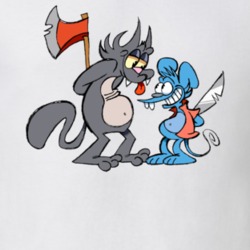 Itchy And Scratchy The Simpsons Tv Show T Shirt