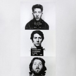Dustin Hoffman Celebrity Mugshot Vintage Grunge Look Fan T Shirt