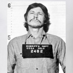 Charles Bronson Celebrity Mugshot Vintage Grunge Look Fan T Shirt