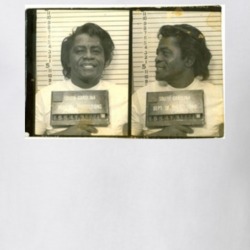James Brown Celebrity Mugshot Vintage Grunge Look Fan T Shirt