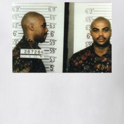 Charles Barkley Athlete Celebrity Mugshot Vintage Grunge Look Fan T Sh