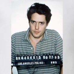 Hugh Grant Celebrity Mugshot Vintage Grunge Look Fan T Shirt