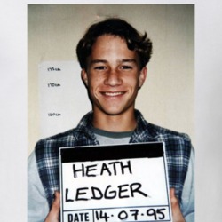 Heath Ledger Celebrity Mugshot Vintage Grunge Look Fan T Shirt