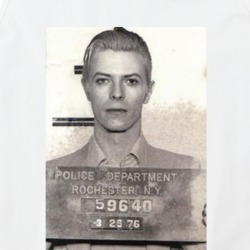 Bowie Celebrity Mugshot Vintage Grunge Look Fan Tanktop