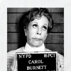 Carol Burnett Celebrity Mugshot Vintage Grunge Look Fan Tanktop