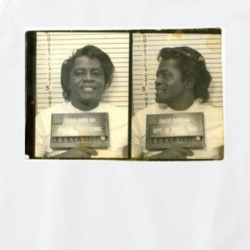 James Brown Celebrity Mugshot Vintage Grunge Look Fan Tanktop