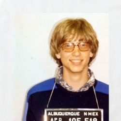 Bill Gates Celebrity Mugshot Vintage Grunge Look Fan Tanktop