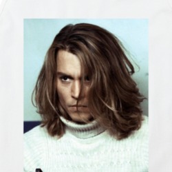 Johnny Depp Celebrity Mugshot Vintage Grunge Look Fan Tanktop
