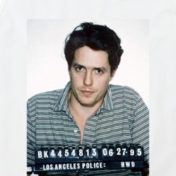 Hugh Grant Celebrity Mugshot Vintage Grunge Look Fan Tanktop