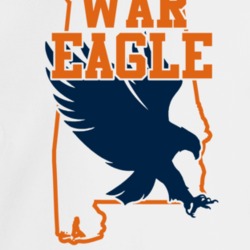 War Eagle Auburn University Athletic Supporter Fan Crewneck Sweatshirt
