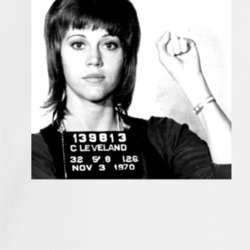 Jane Fonda Celebrity Mugshot Vintage Grunge Look Fan Crewneck Sweatshi