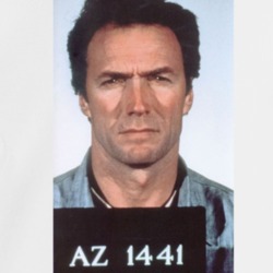 Clint Eastwood Escape Celebrity Mugshot Vintage Grunge Look Fan Crewne